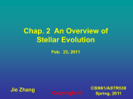 Part 2 - Stellar Evolution