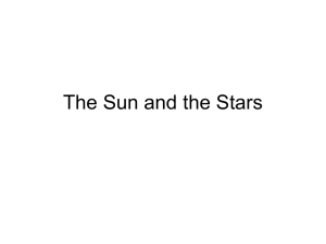 The Sun and the Stars