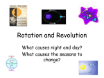 Rotation and Revolution - Where Science Meets Life
