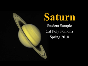 Saturn - Rings