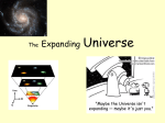 The Expanding Universe