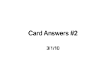 Card Answers #2