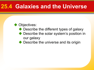 25.4 Galaxies and the Universe