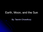 Earth, Moon, and the Sun