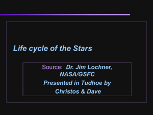 Life cycle of the Stars - Christos N. Hadjichristidis