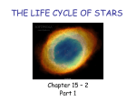 the life cycle of stars