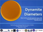 Dynamite Diameters