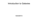 Introduction to Galaxies 5/23/2013 BR: Milky Way Scale The Milky