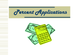 Percent Applications