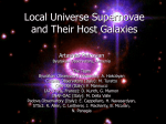 Local Universe Supernovae and Their Host Galaxies
