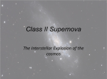 Class II Supernova
