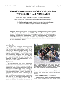 Visual Measurements of the Multiple Star