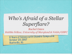 Who’s Afraid of a Stellar Superflare? Rachel Osten GSFC