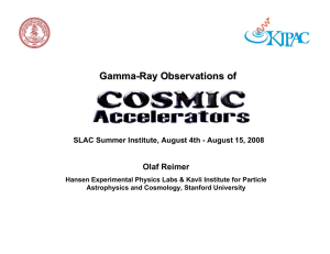 Gamma - Ray Observations of Olaf Reimer