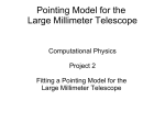 Pointing Model for the Large Millimeter Telescope Computational Physics Project 2