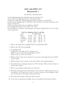 AST 443/PHY 517 Homework 1