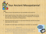 Tour Ancient Mesopotamia! - Regional School District 17
