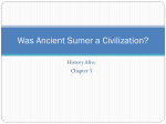 Was Ancient Sumer a Civilization?