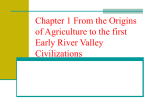 Chapter 1 From the Origins of Agriculture to the first