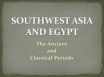 southwest asia and egypt