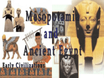 Ancient Egypt and Mesopotamia