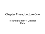 Chapter Three, Lecture One