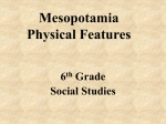 Mesopotamia Physical Features