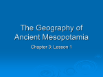 The Geography of Ancient Mesopotamia