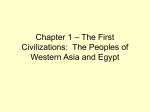The Peoples of Western Asia and Egypt