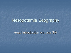 Mesopotamia intro presentation