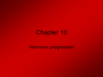 Chapter 10 Harmonic Progression