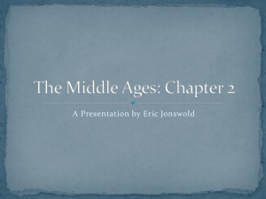 The Middle Ages: Chapter 2