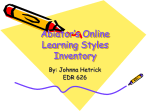Abiator`s Online Learning Styles Inventory