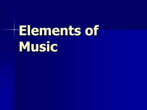 Elements of Music