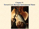 Chapter Five: Baroque Art and Music
