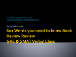 601 Words you need to know Review