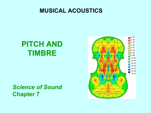 7 PITCH AND TIMBRE