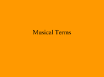 Musical Terms - Rogers State University