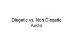 Diegetic vs. Non Diegetic Audio