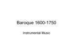 Baroque 1600-1750 - La Salle University