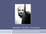 Maqam - MoroccanMusicMiniterm