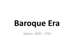 Baroque Era - AMHS Music Home