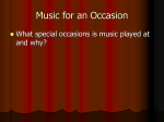 Music for an Occasion 1