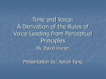 Tone and Voice: A Derivation of the Rules of Voice