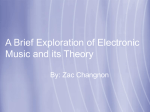 A Brief History of Electronic Music and its Theory