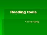 Reading tools