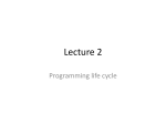 Programming Life Cycle (Compilers)