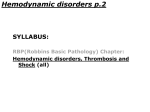 Hemodynamic disorders p.1 - Patho