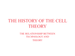PowerPoint Presentation - THE HISTORY OF THE CELL THEORY