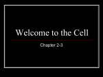 Welcome to the Cell